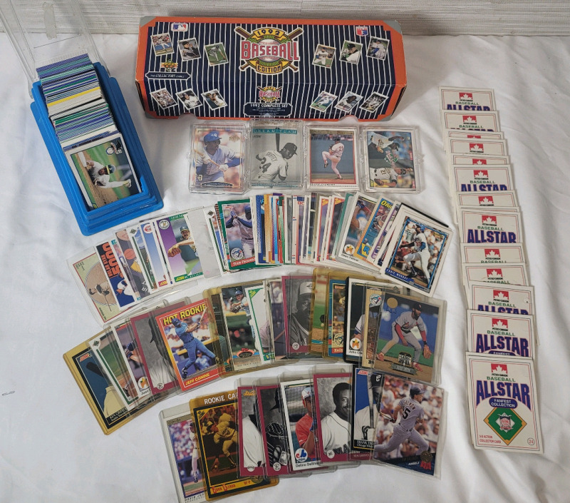 1992 UD Baseball Trading Card Set & 1990s Baseball Trading Card Singles , Various Companies
