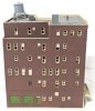 Rare 1999 Bachmann's City Scenes AMBASSADOR HOTEL V87HO Scale Hollow Model #88002 Building Diorama | 12.75" Tall - 5