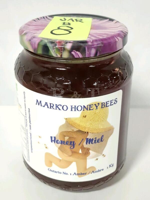 [DRAW Ticket #8] 1 KG Jar of Premium Ontario Amber Honey from Marko Honey Bees + 1 Ticket to Our Draw!