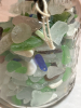 Beach Glass Various Colours Perfect Seal Mason Jar. - 3