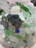 Beach Glass Various Colours Perfect Seal Mason Jar. - 4