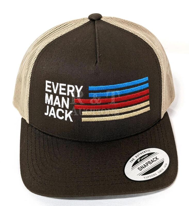 New EVERY MAN JACK Authentic Snapback Trucker's Hat
