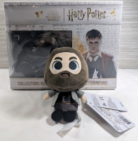 New Harry Potter Collectors Bundle (Crew Socks, Golden Snitch Pin, Throw Blanket, Sticker, Vinyl Figure) & 1 Funko Hagrid Plushie