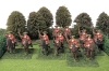 5 Pairs 28mm Handpainted Cast Metal British Wargaming Figures : Cunningham's Calgary Dragoons on Flocked Bases | 2" Tall