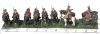 5 Pairs 28mm Handpainted Cast Metal British Wargaming Figures : Ross's Calgary Dragoons on Flocked Bases | 2" Tall - 2