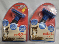 2 New Furgopet Deshedder Brushes