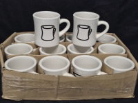 14 New Westford Diner Coffee Mugs - 4" Tall