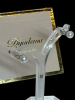 14K White Gold Fresh Water Pearl Stud Earrings Italy by Designer Dyadema Boxed - 5