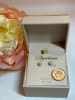 14K White Gold Fresh Water Pearl Stud Earrings Italy by Designer Dyadema Boxed - 6