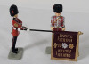 Britains " Unfurling the Colour - Coldstream Guards " Metal Toy Soldiers , 54mm . Complete Set of 2