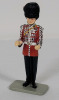 Britains " Unfurling the Colour - Coldstream Guards " Metal Toy Soldiers , 54mm . Complete Set of 2 - 4