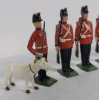 Britains " Fort Henry Guards & Mascot " Metal Toy Soldiers , 54mm . Complete Set of 7 - 2