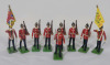 Britains " The Middlesex Regiment " Metal Toy Soldiers , 54mm . Complete Set of 9