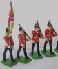 Britains " The Middlesex Regiment " Metal Toy Soldiers , 54mm . Complete Set of 9 - 2