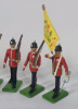 Britains " The Middlesex Regiment " Metal Toy Soldiers , 54mm . Complete Set of 9 - 3