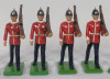 Britains " The Middlesex Regiment " Metal Toy Soldiers , 54mm . Complete Set of 9 - 4