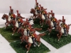 16 Hand-Painted Miniature Metal Toy Soldiers on 8 Flocked Bases 2" Tall - 5