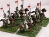 16 Hand-Painted Miniature Metal Toy Soldiers on 8 Flocked Bases 2.5" Tall - 5
