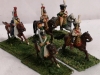 10 Hand-Painted Miniature Metal Toy Soldiers on Flocked Bases 2" Tall - 2