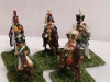 10 Hand-Painted Miniature Metal Toy Soldiers on Flocked Bases 2" Tall - 3