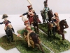 10 Hand-Painted Miniature Metal Toy Soldiers on Flocked Bases 2" Tall - 3
