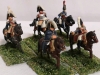 10 Hand-Painted Miniature Metal Toy Soldiers on Flocked Bases 2" Tall - 5