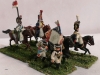 11 Hand-Painted Miniature Metal Toy Soldiers on 9 Flocked Bases 2"-2.75" Tall - 2