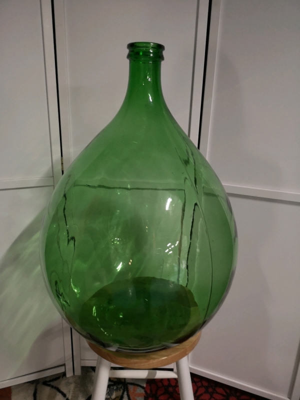 Green Glass Demijohn