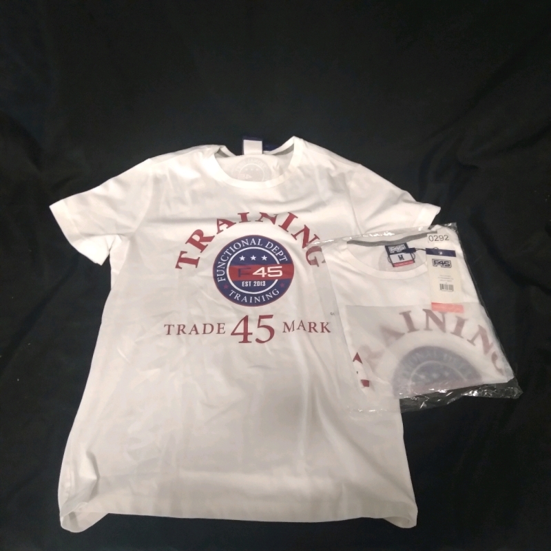 2 New Training Functional Dept F45 Training Trade 45 Mark Tshirt Medium