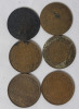 1893 - 1920 Canadian Large One Cent Pennies . 13 Coins - 4