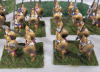 Ten (10) Sets Handpainted Macedonian Phalangites Foot Soldiers Wargaming 28mm Plastic Miniatures . - 3