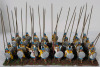 Eight (8) Sets Handpainted Macedonian Royal Guard Foot Soldiers Wargaming 28mm Lead Miniatures . - 5