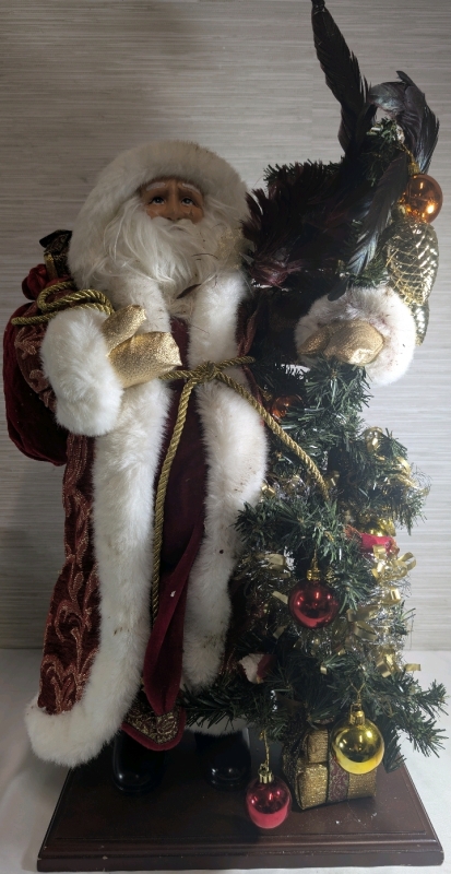 Santa Claus Christmas Decoration 24" Tall & 13" Wide