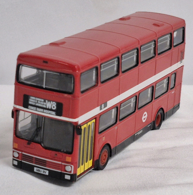 CORGI Diecast Double Decker Metrobus - W8 Chase Farm Hospital - GBU 9V 5" Long