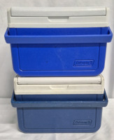 2 Coleman Lunch Coolers - 9.75" L x 7.5" W x 7" H