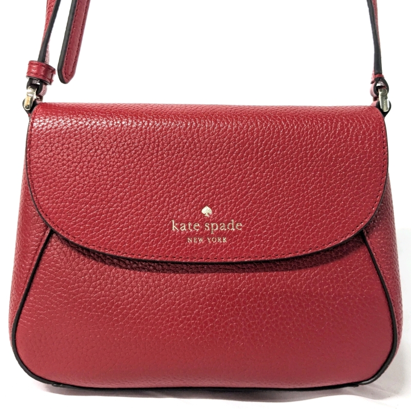As-New KATE SPADE Crossbody Mini Flap Purse | 8" x 2.75" x 6" w 20" Strap Drop