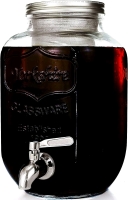 New Willow & Everett Cold Brew on Tap (1 Gallon) | Cold Brew Coffee w Spout & Mesh Filter
