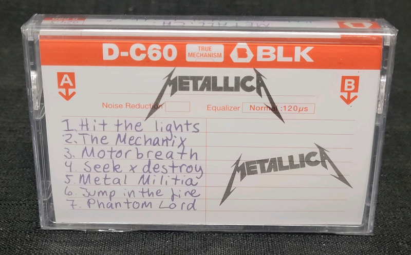 METALLICA " No Life Till Leather " RSD Record Store Day, Limited Edition Cassette , Released April 18th 2015 , SEALED