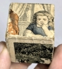 Rare Antique Wood Block Hand-Coloured Lithograph Puzzle Blocks in Original Wood Case w 5 Lithograph Puzzle Picture Solutions (6th Picture on Top of Box) - Complete! - 4