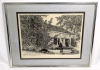 Signed 1982 Limited Edition (37/500) G. Skalin Lithograph Framed + Matted | 14.4" x 11.5"