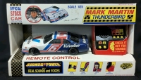 1992 As-New Road Champs SOUNDS OF POWER 1:25 Scale Remote Control Mark Martin Thunderbird #6 : Official Stock Car Collection
