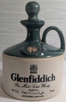 Glenfiddich Empty Whiskey Decanter Crock Jug With Cork