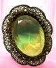 Gorgeous Signed West Germany 1940&rsquo;s Rhinestone & Colour Changing Cab Brooch - 2