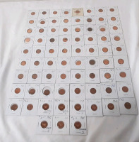 1960-1964 Canadian High Grade 1 Cent Pennies (75 Coins)