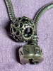 PANDORA ALE Sterling Silver Bracelet 8.5 Inch Charm Apple Blossom - 2