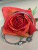 PANDORA ALE Sterling Silver Bracelet 8.5 Inch Charm Apple Blossom - 6