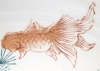 Large Chinoiserie Butterfly / Goldfish Vase Pot | 12" Diameter x 9.75" - 4