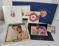 1977 Rolling Stone ELVIS PRESLEY 1935-1977 , Issue #248 & US Postal ELVIS PRESLEY Commemorative 1st. Day Issue Stamps & Stamp Sheets (unused)