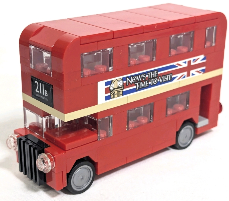 LEGO Creator Expert Westminster 211B Double Decker Bus 40220 (Assembled) | 2.7" Tall