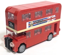 LEGO Creator Expert Westminster 211B Double Decker Bus 40220 (Assembled) | 2.7" Tall